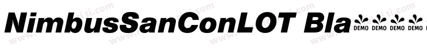 NimbusSanConLOT Bla字体转换